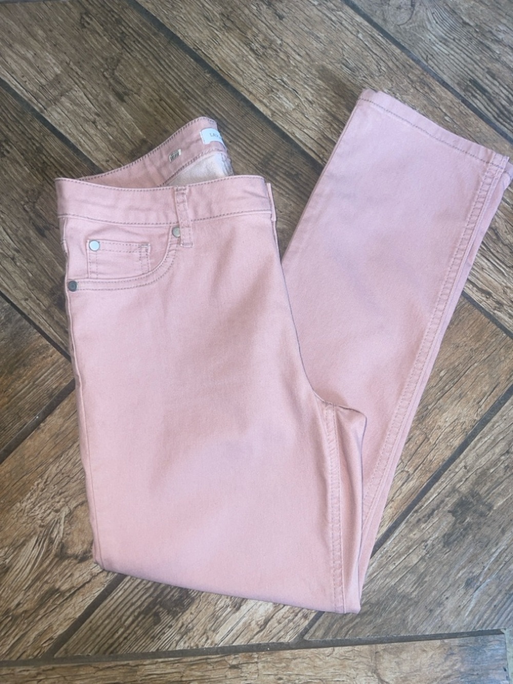 Lescana Women’s Pink Stretch denim jeans 8